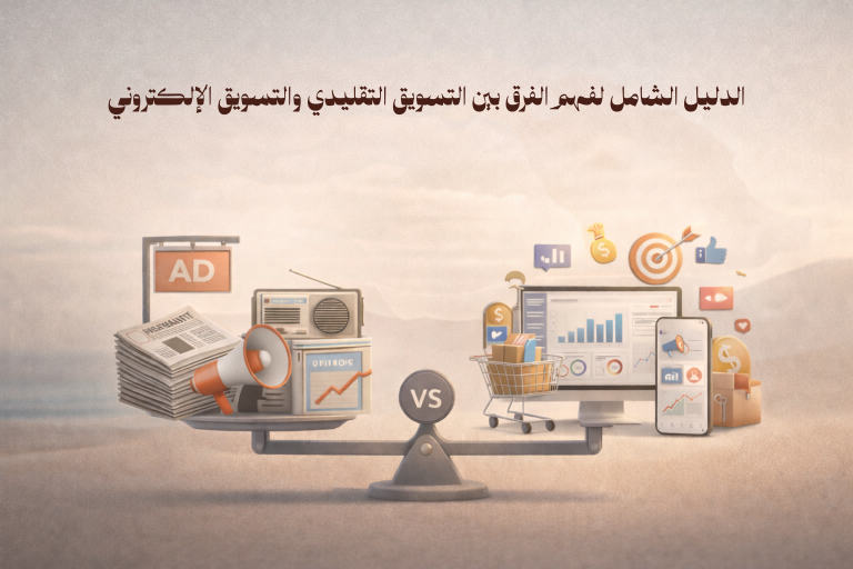 الدليل الشامل لفهم الفرق بين التسويق التقليدي والتسويق الإلكتروني